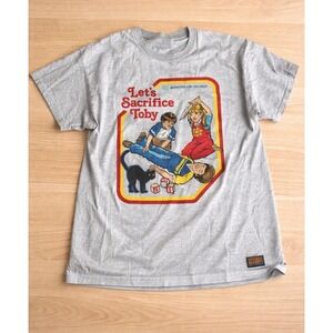 LET'S SACRIFICE TOBY "Activities for Children" Steven Rhodes T-Shirt Size Large